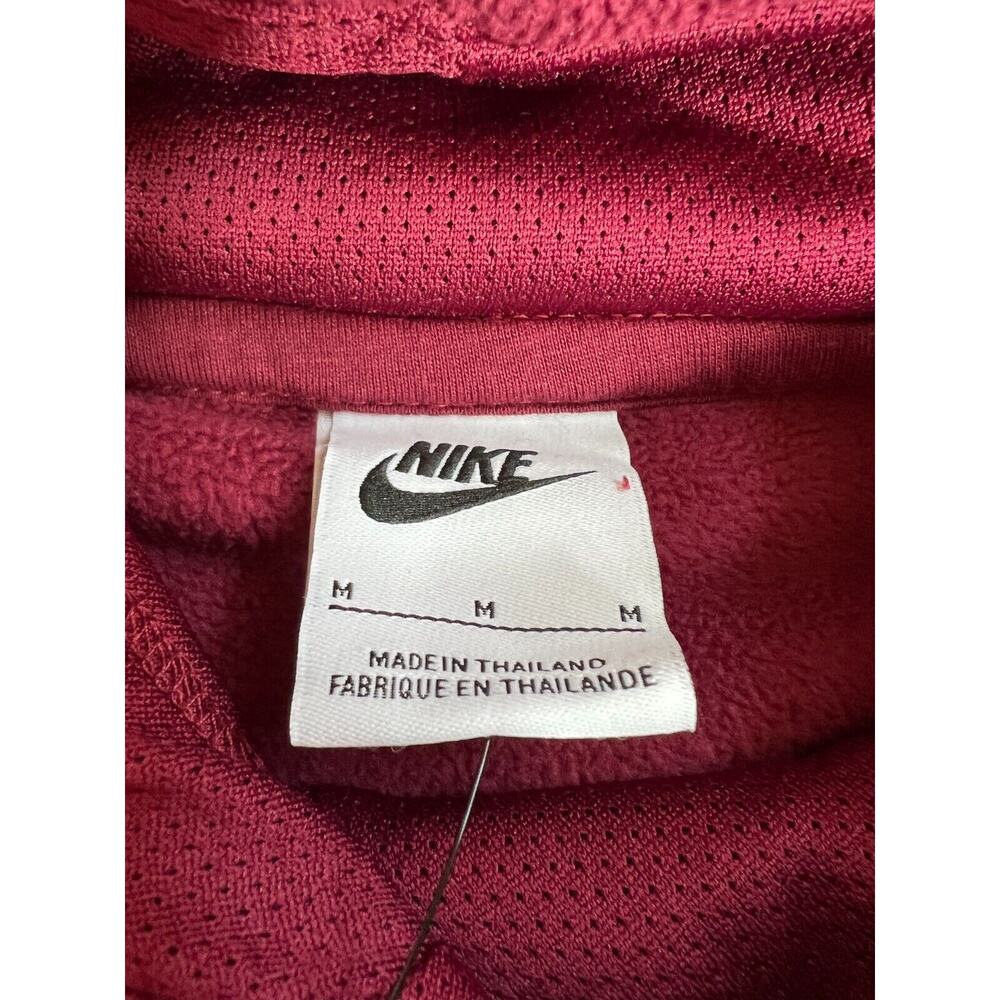 Nike Club Winterized Fleece DQ4896-638 Beetroot Pullover Hoodie Men's M - Picture 5 of 12